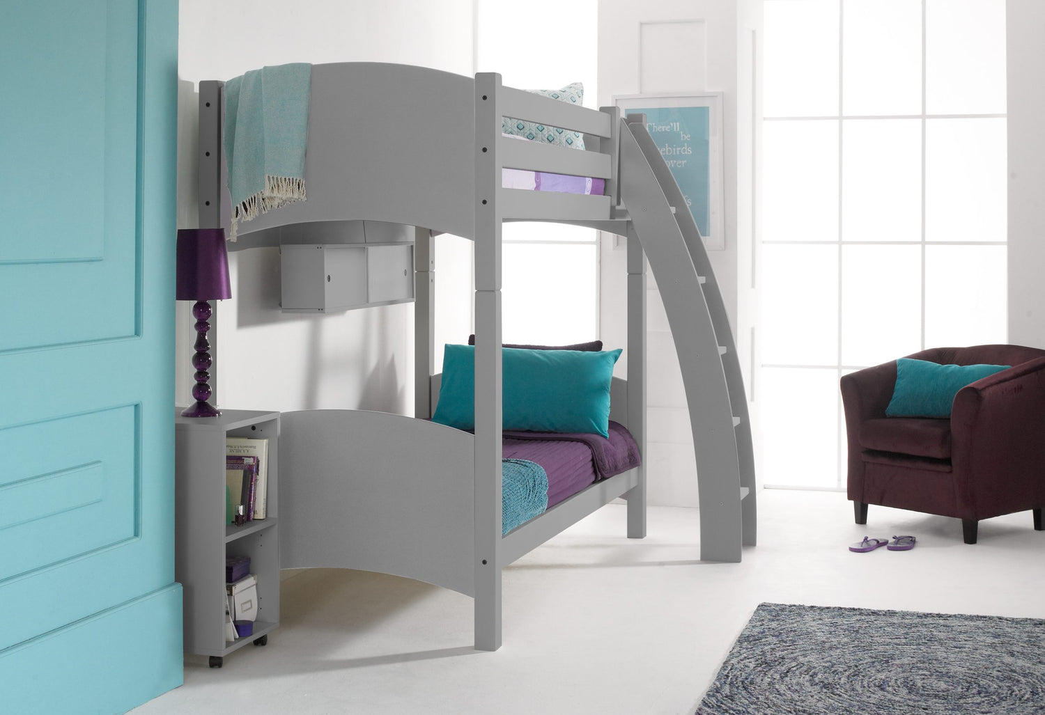 Scallywag Bunk Conversion Kit with curved or straight ladder (also available in white)