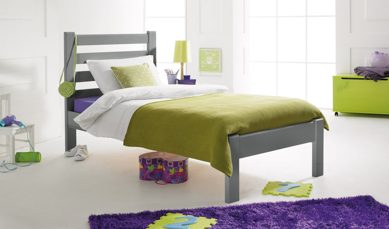 Scallywag Brooklyn Single Bed In White (also available in grey)