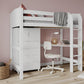 Scallywag Original High Sleeper Bed with 4 Drawer Chest & Desk